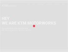 Tablet Screenshot of ktmmotorworks.com